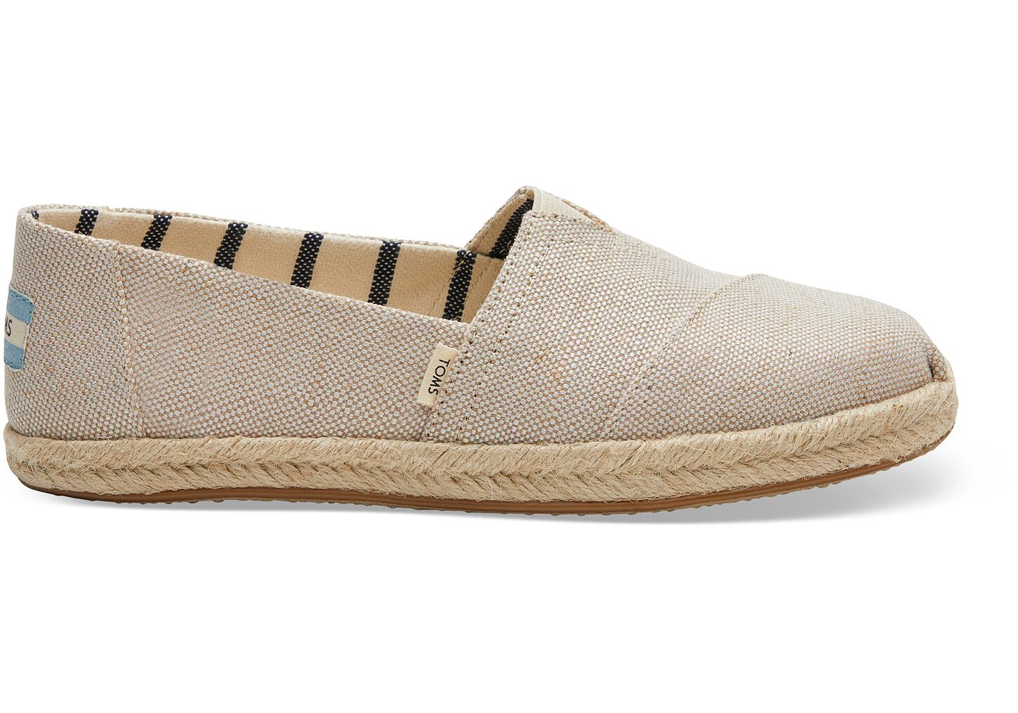 Toms Canvas - Womens Alpargata Espadrilles - Metal - NZ - 389516RBV